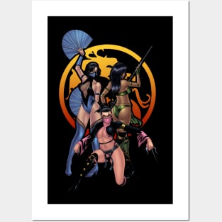 Kitana, Mileena and Jade Posters and Art